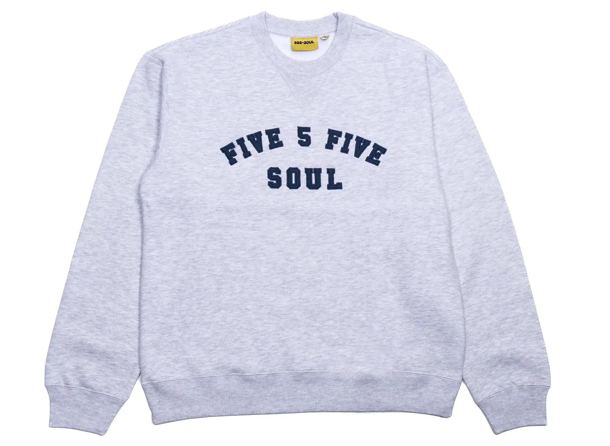 555 Soul Heritage Arch Crewneck in Grey