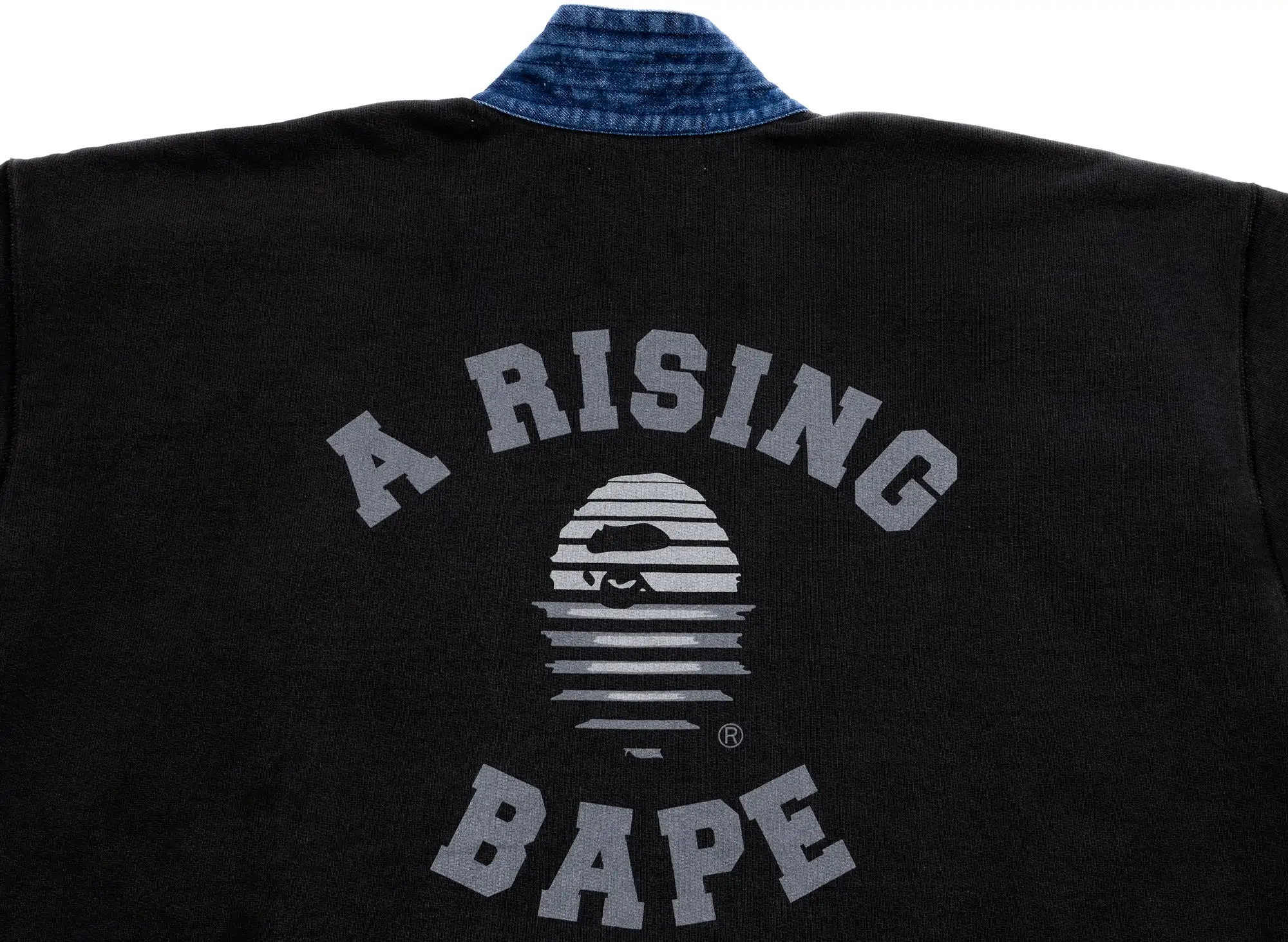 A Bathing Ape Rising Bape Hanten Jacket in Black xld