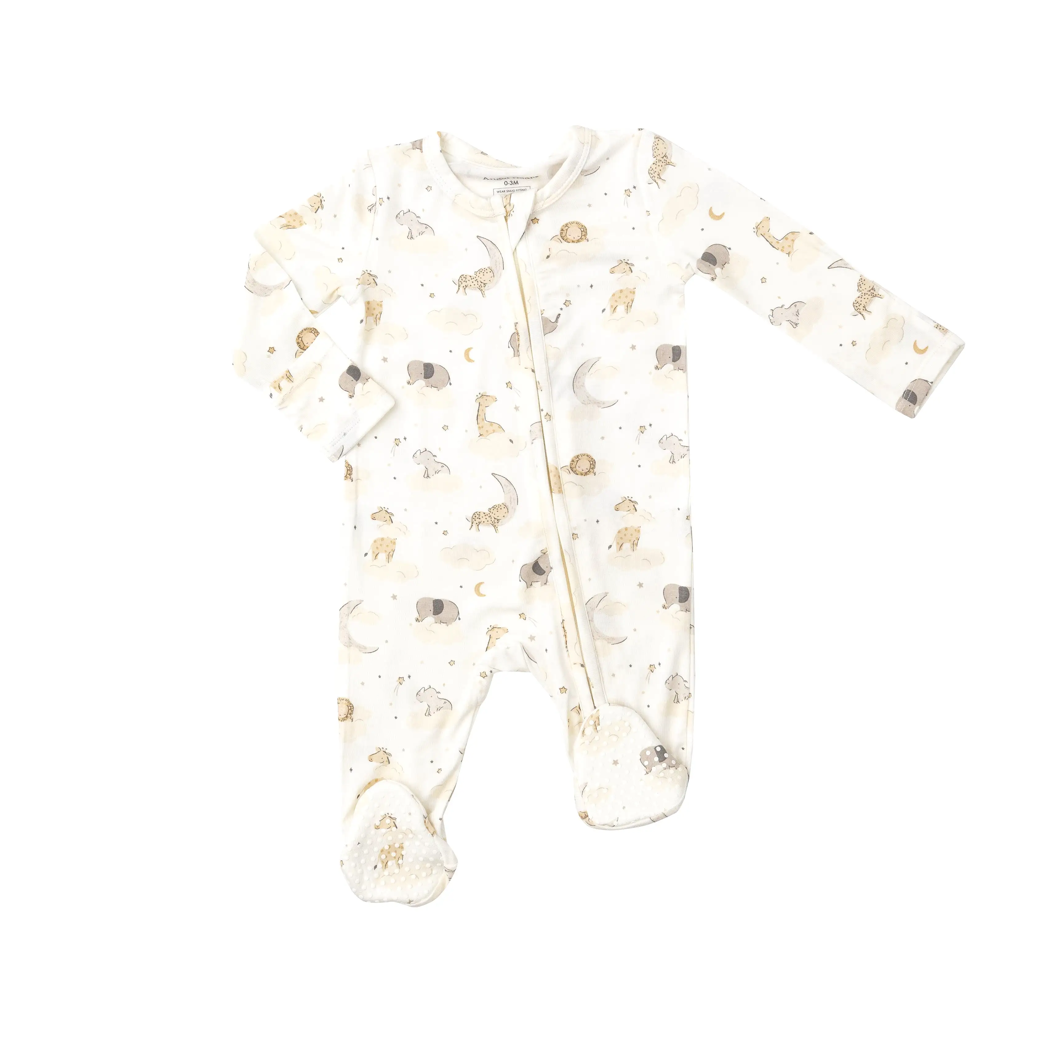 Angel Dear - Dreamy Safari Zipper Footie