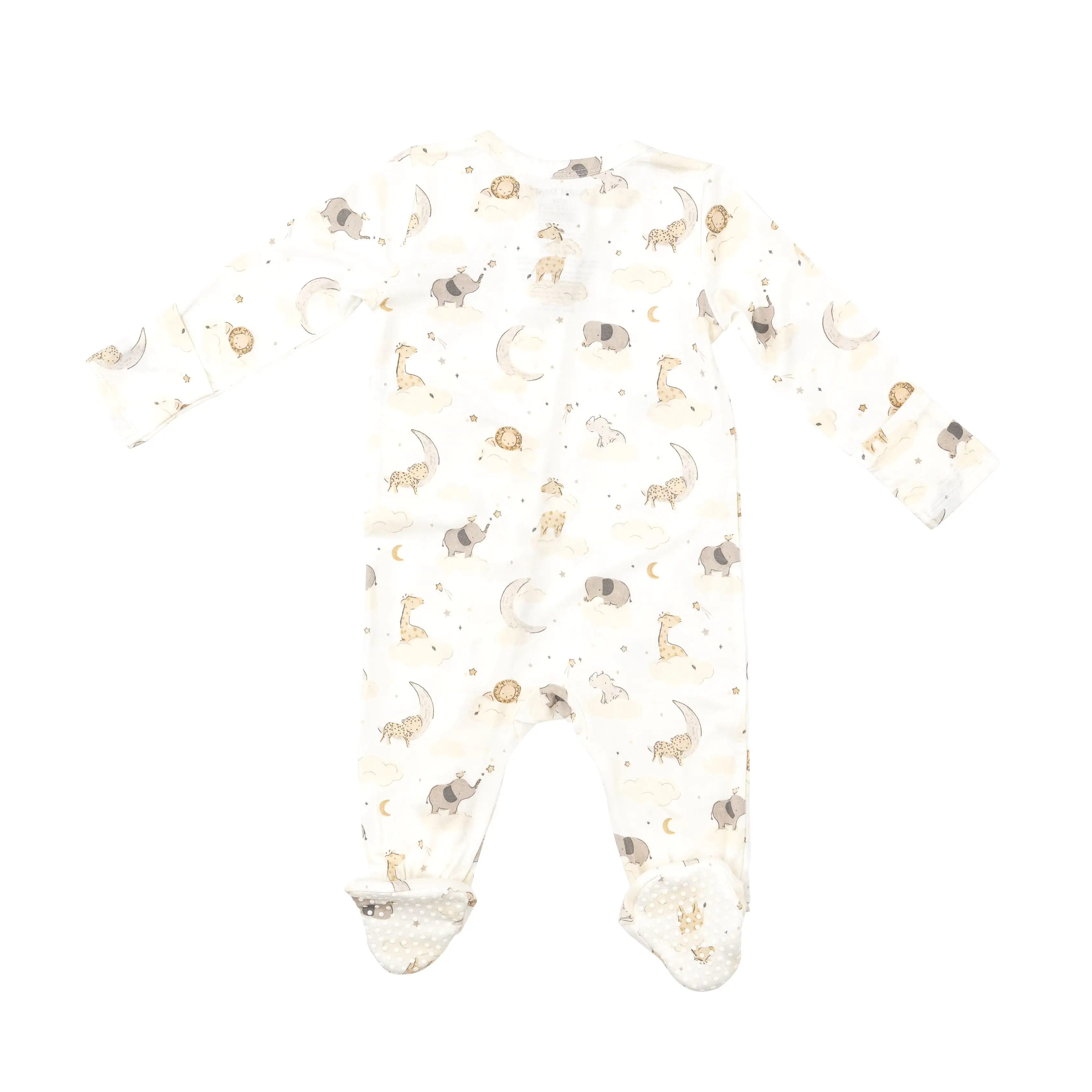 Angel Dear - Dreamy Safari Zipper Footie