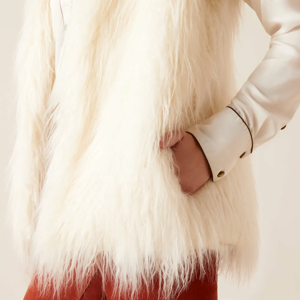 Ariat Womens Fur Vest | Western Outerwear | Shop Online