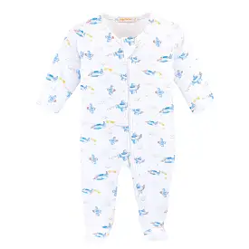 Baby Club Chic - Sky Adventure Zip Footie