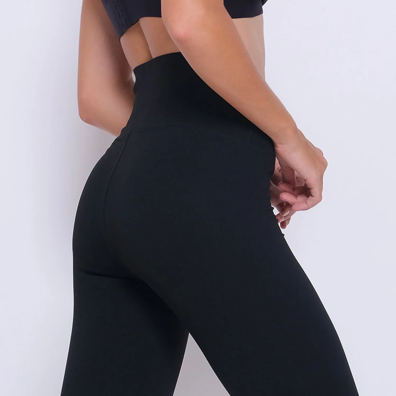 Black Slimming Compression Leggings (Long)