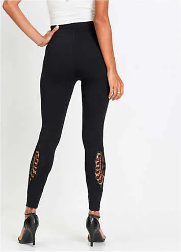 bonprix Lace Detail Leggings | Grattan