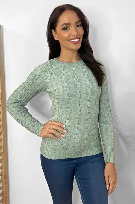 Braided Vertical Design Pullover