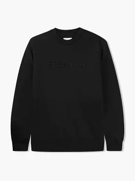 Butter Goods Embossed Logo Crewneck - Black