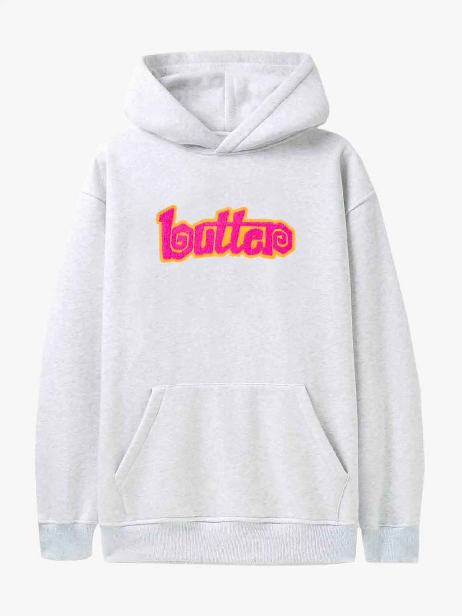 Butter Goods Swirl Pullover Hood - Ash