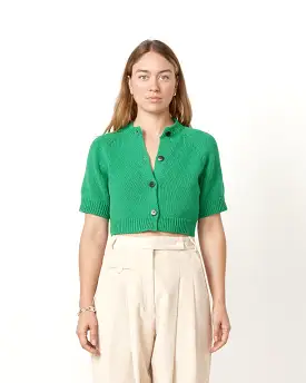 Buttoned Top in Green