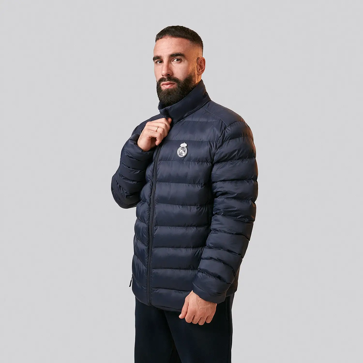 Cazadora Ligera Outerwear Hombre Acolchada Azul