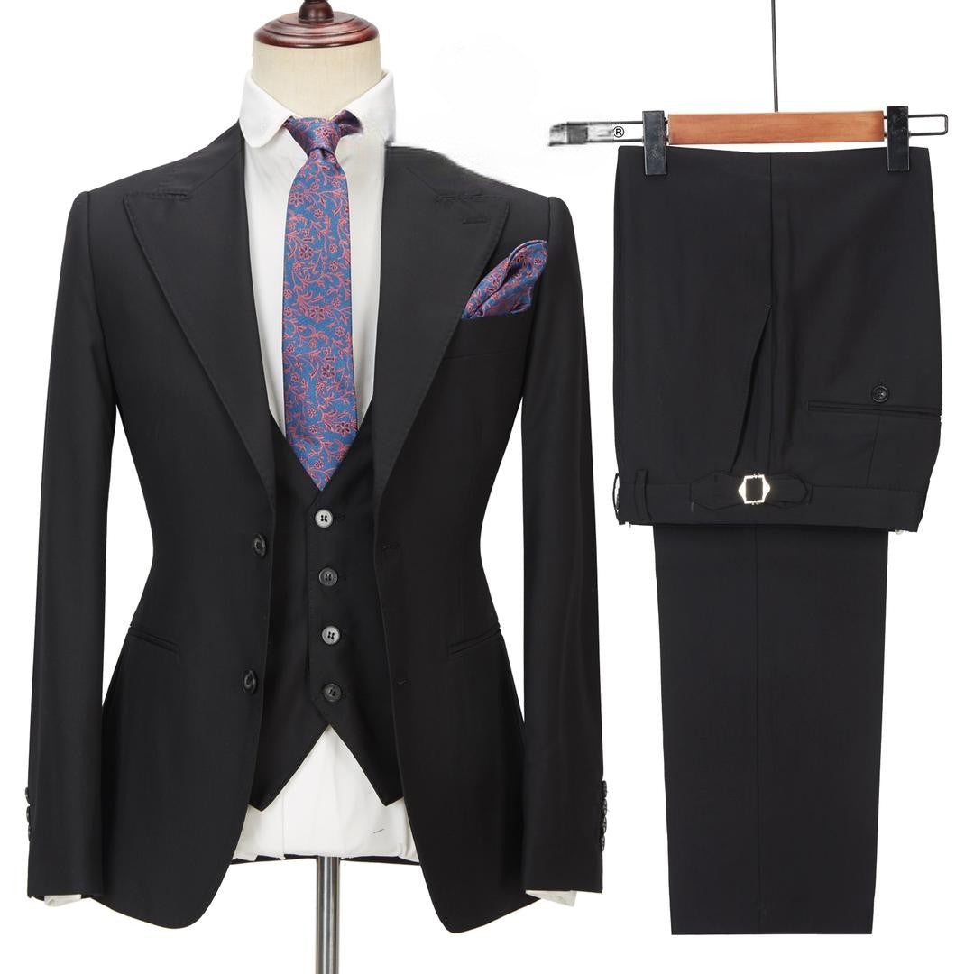 Cennes 100% wool Premium Quality 3-Piece Suit