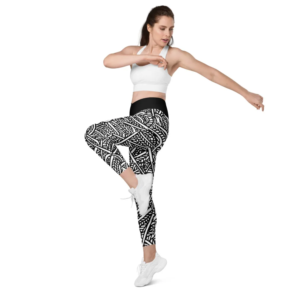 Crossover leggings with pockets – Waters Unite