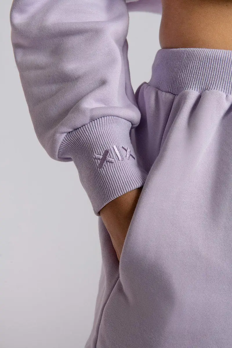 CXIX Oversized Cropped Jumper - Lilac