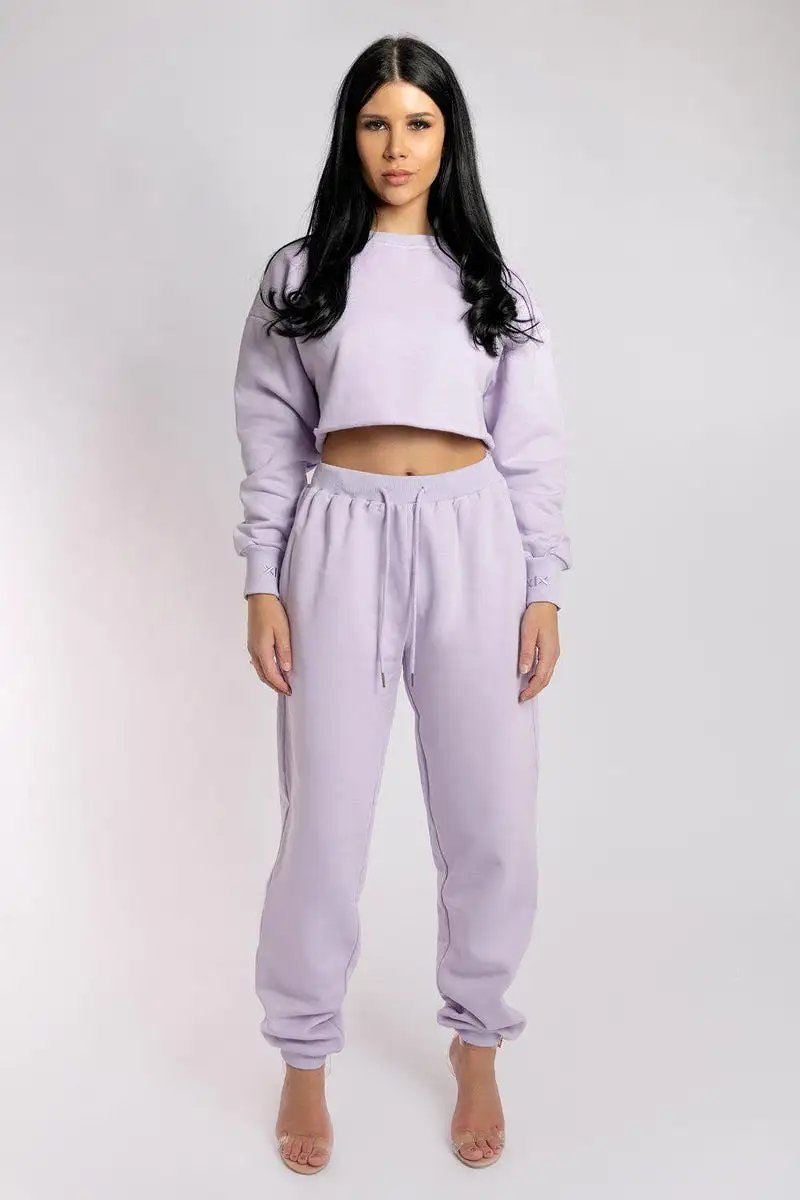 CXIX Oversized Jogger Bottoms - Lilac