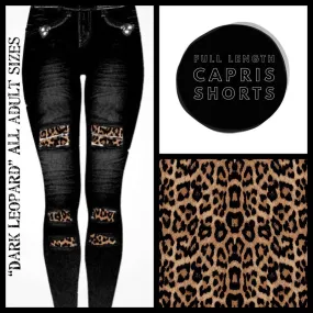 Dark Leopard Soft Leggings