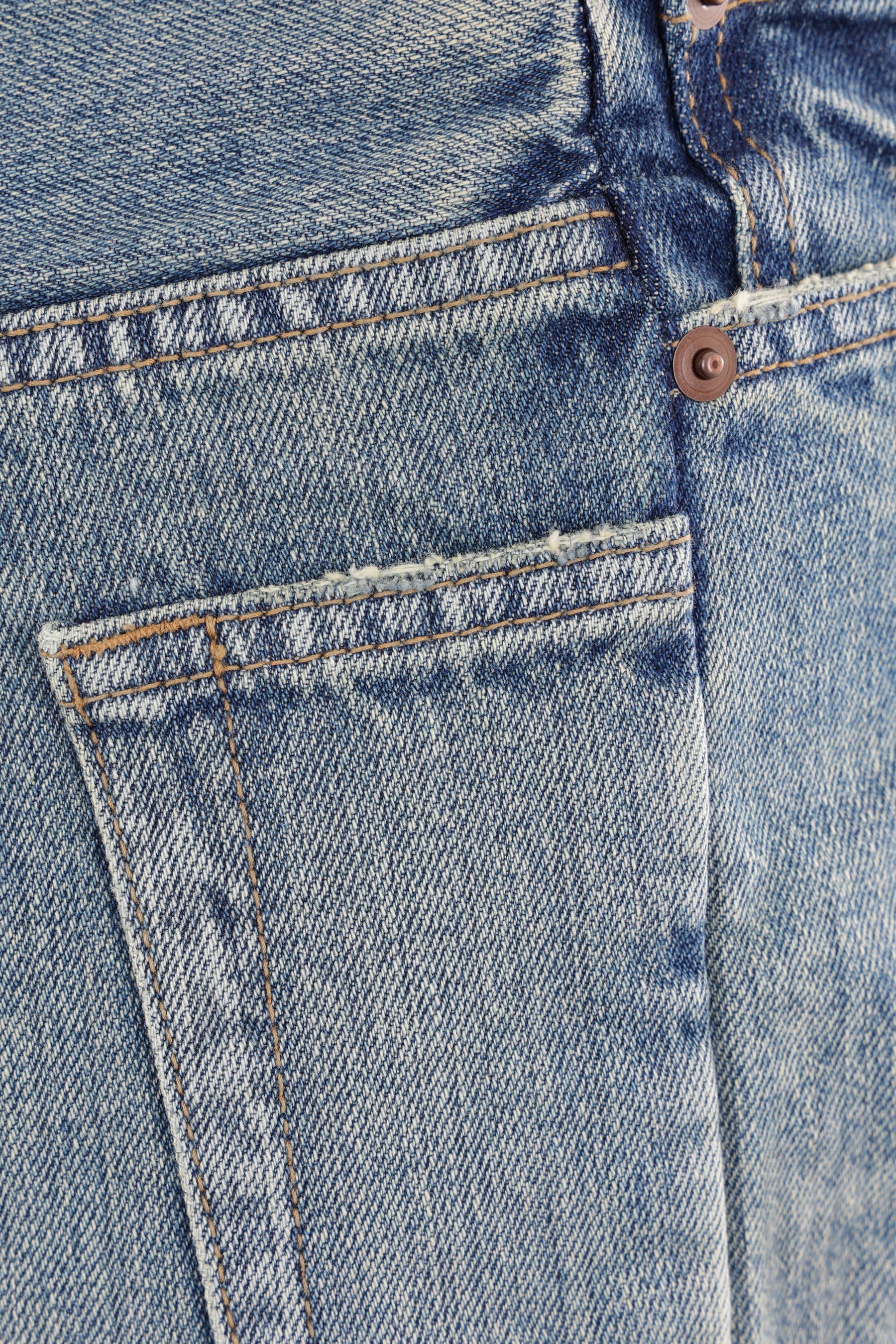 denim reconstructed jeans