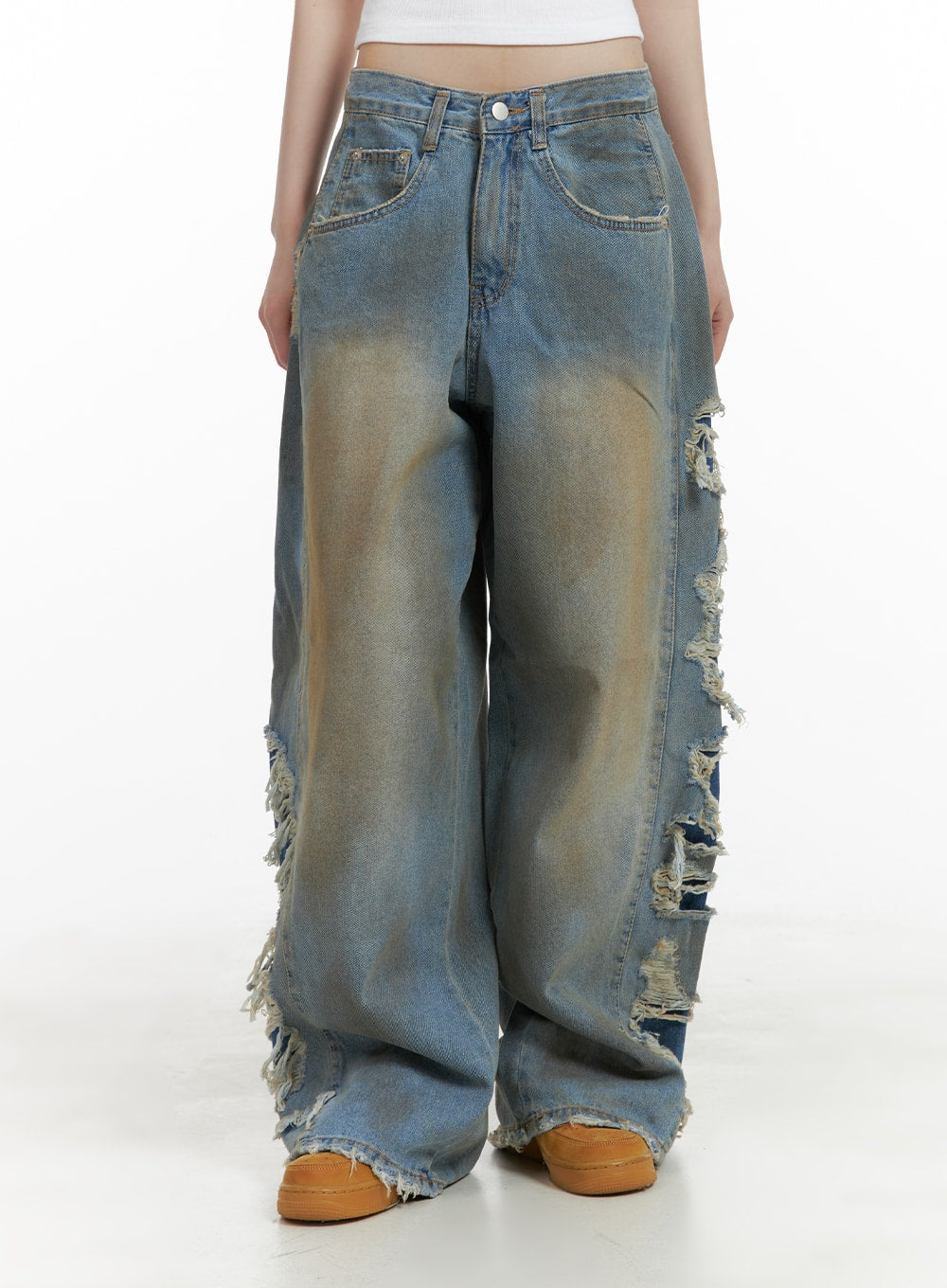 Destroyed Baggy Jeans CA411