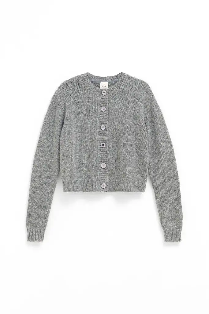 Elk The Label - Kabrit Cardigan - Mid Grey