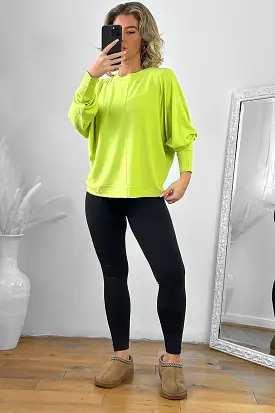 Front Seam Round Neck Pullover