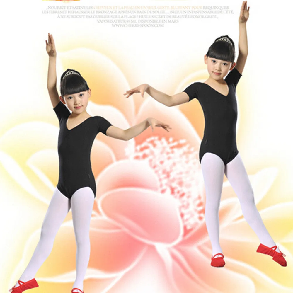 Girl Kids Ballet Dance Costumes Cotton Lycra Gymnastics Skating Clothes Leotards SM6