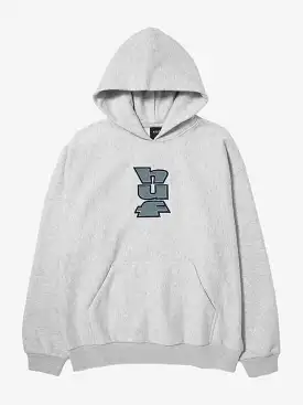 HUF Worldwide Benton Heavyweight Fleece Hood - Grey Heather