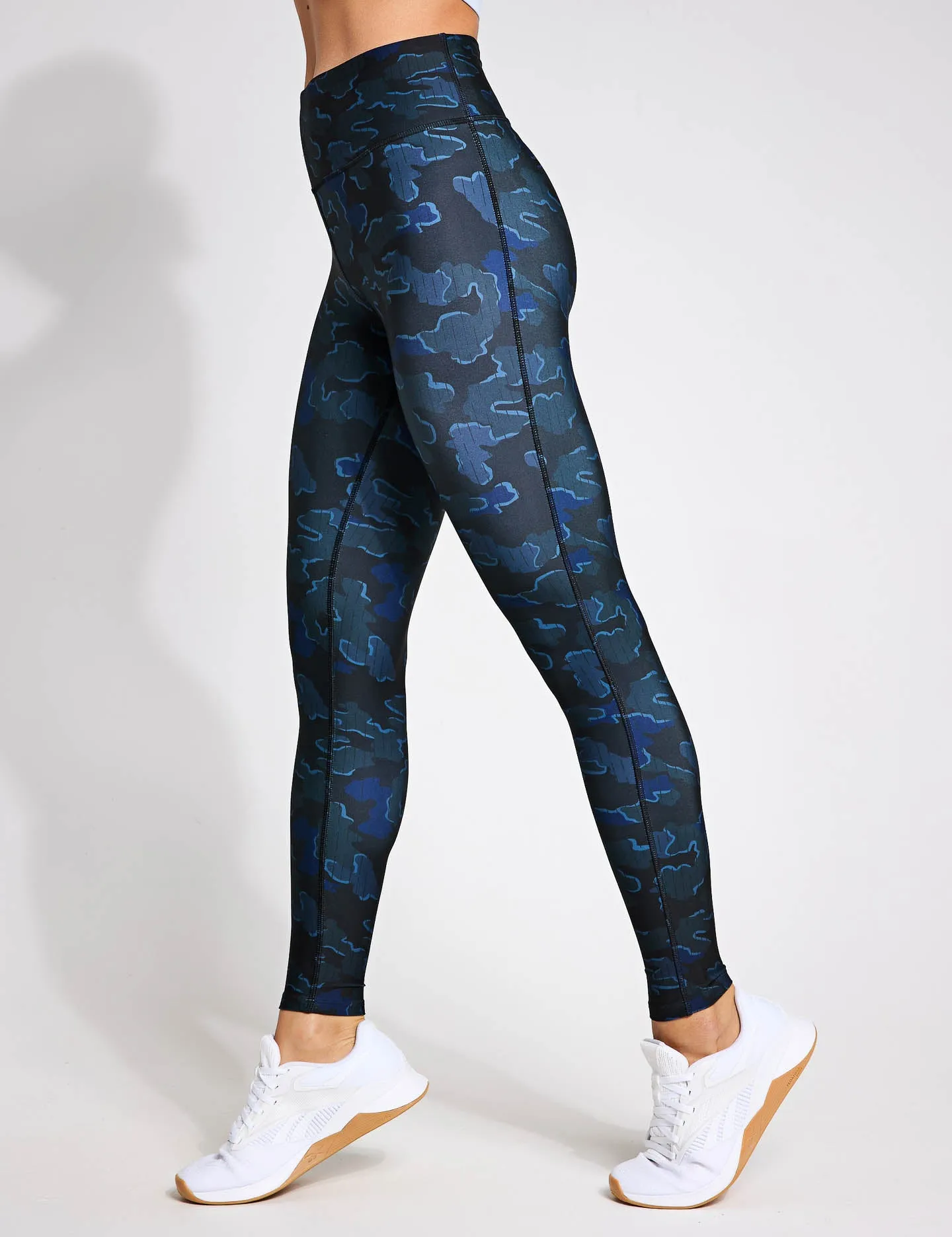 ID Train Camo Leggings - Black