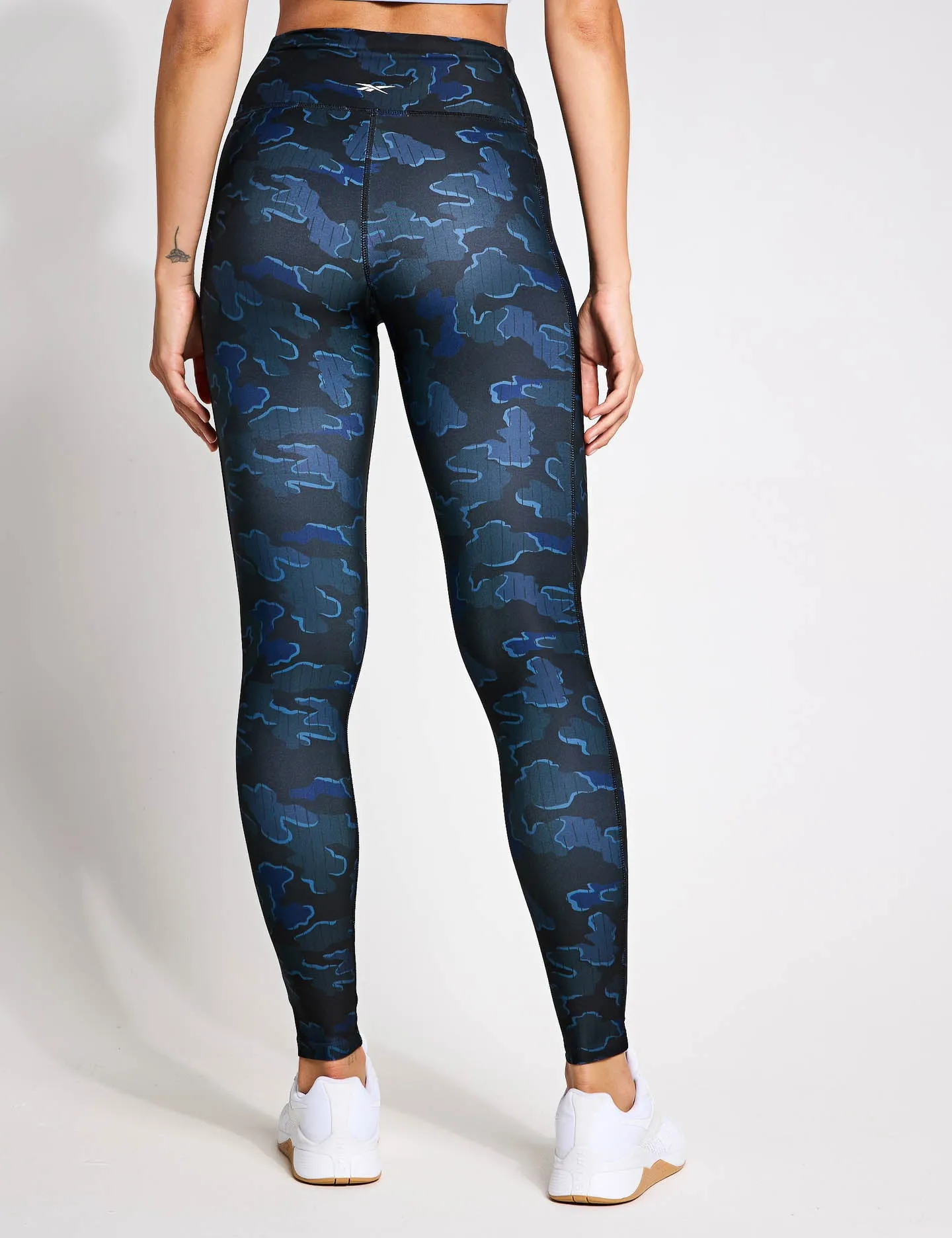 ID Train Camo Leggings - Black