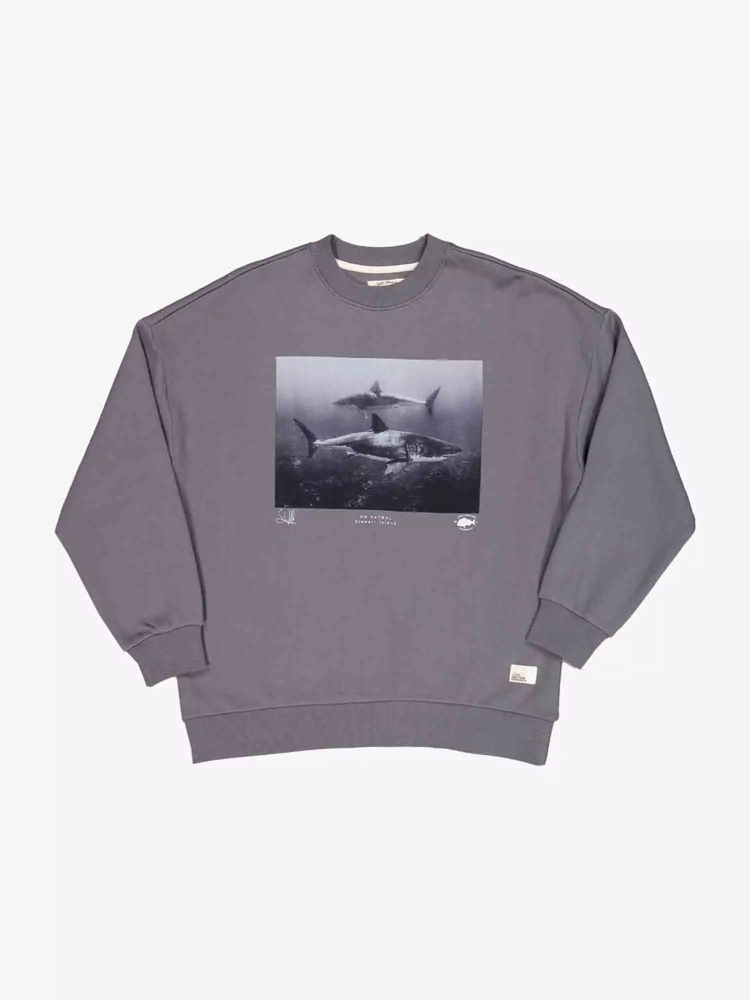 Just Another Fisherman On Patrol Crewneck - Shadow