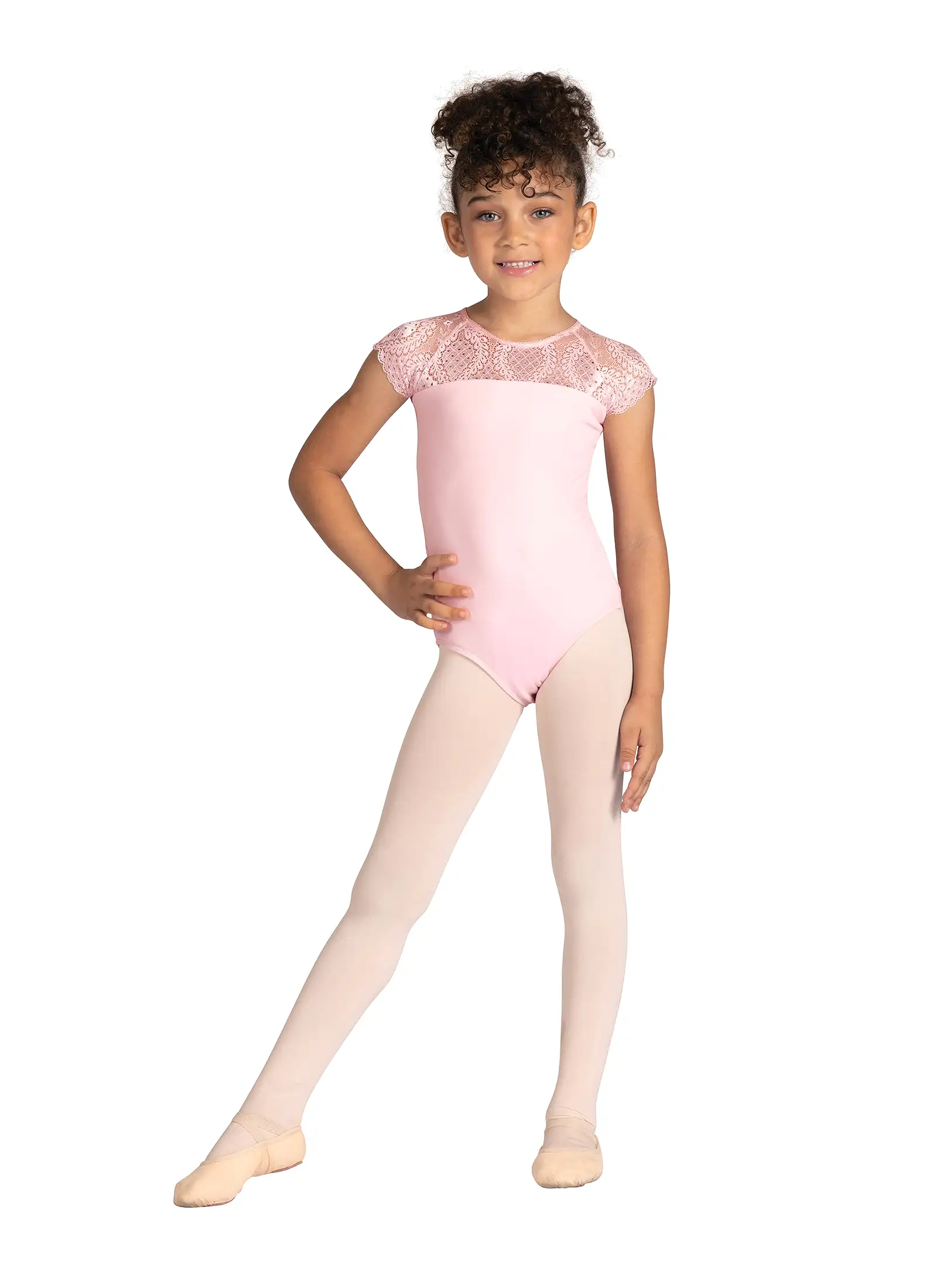 Kids Audra Cap Sleeve Leotard