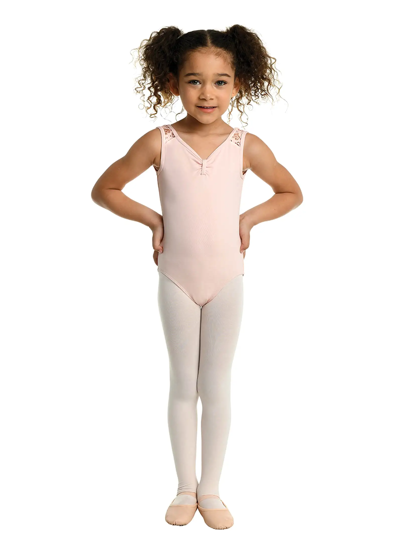 Kids Mirabelle Pinch Front Leotard