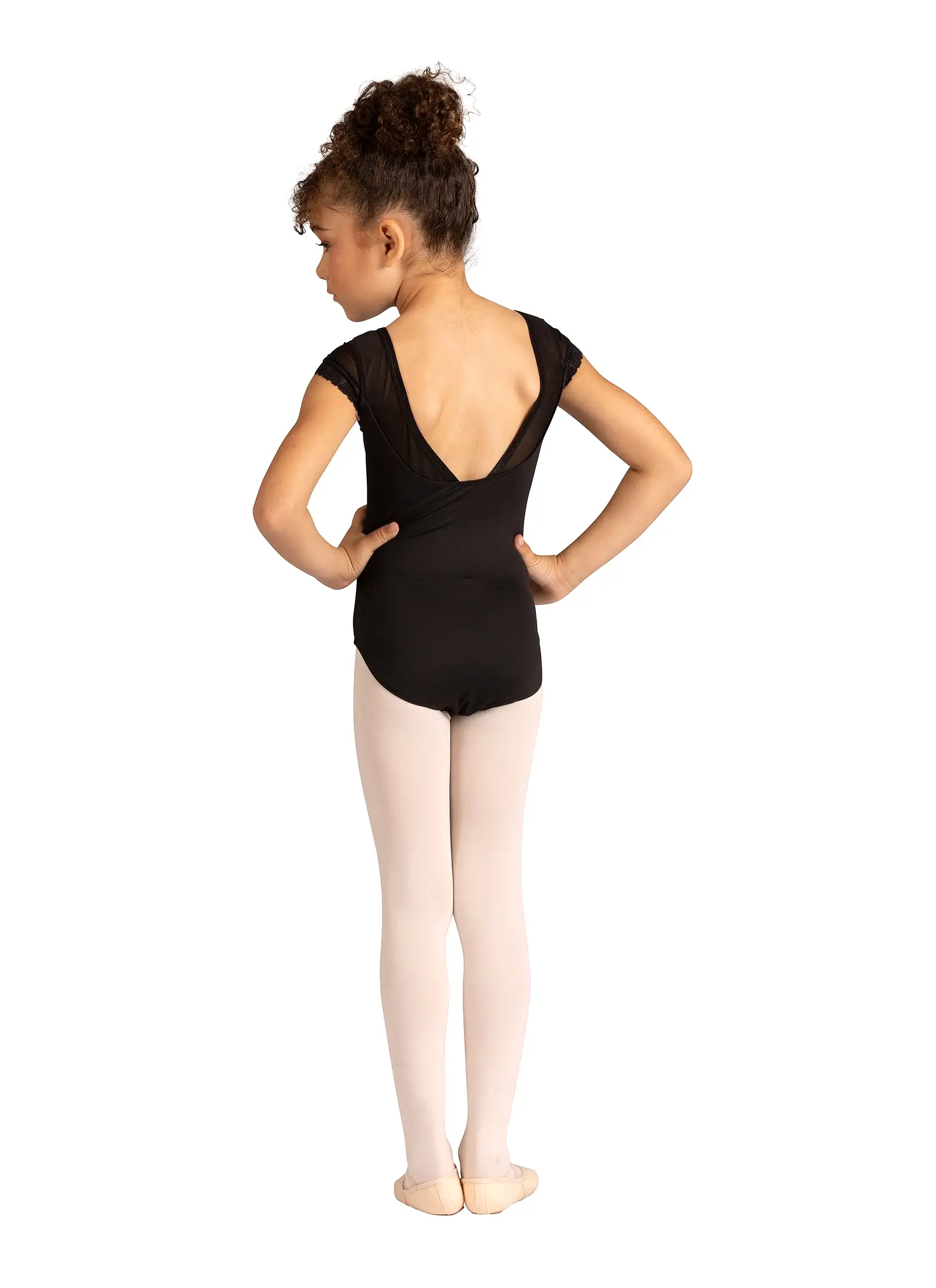 Kids Scarlett Cap Sleeve Leotard