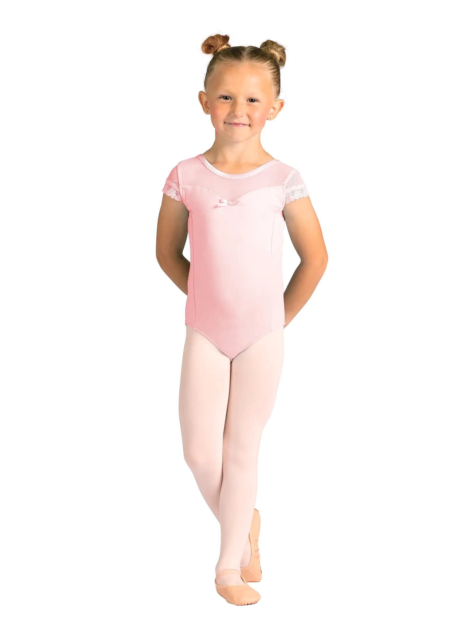 Kids Scarlett Cap Sleeve Leotard