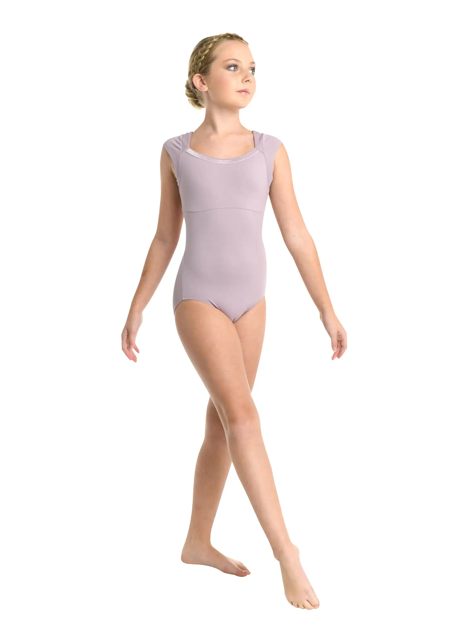 Kids Yasmin Micro-Cap Sleeve Leotard