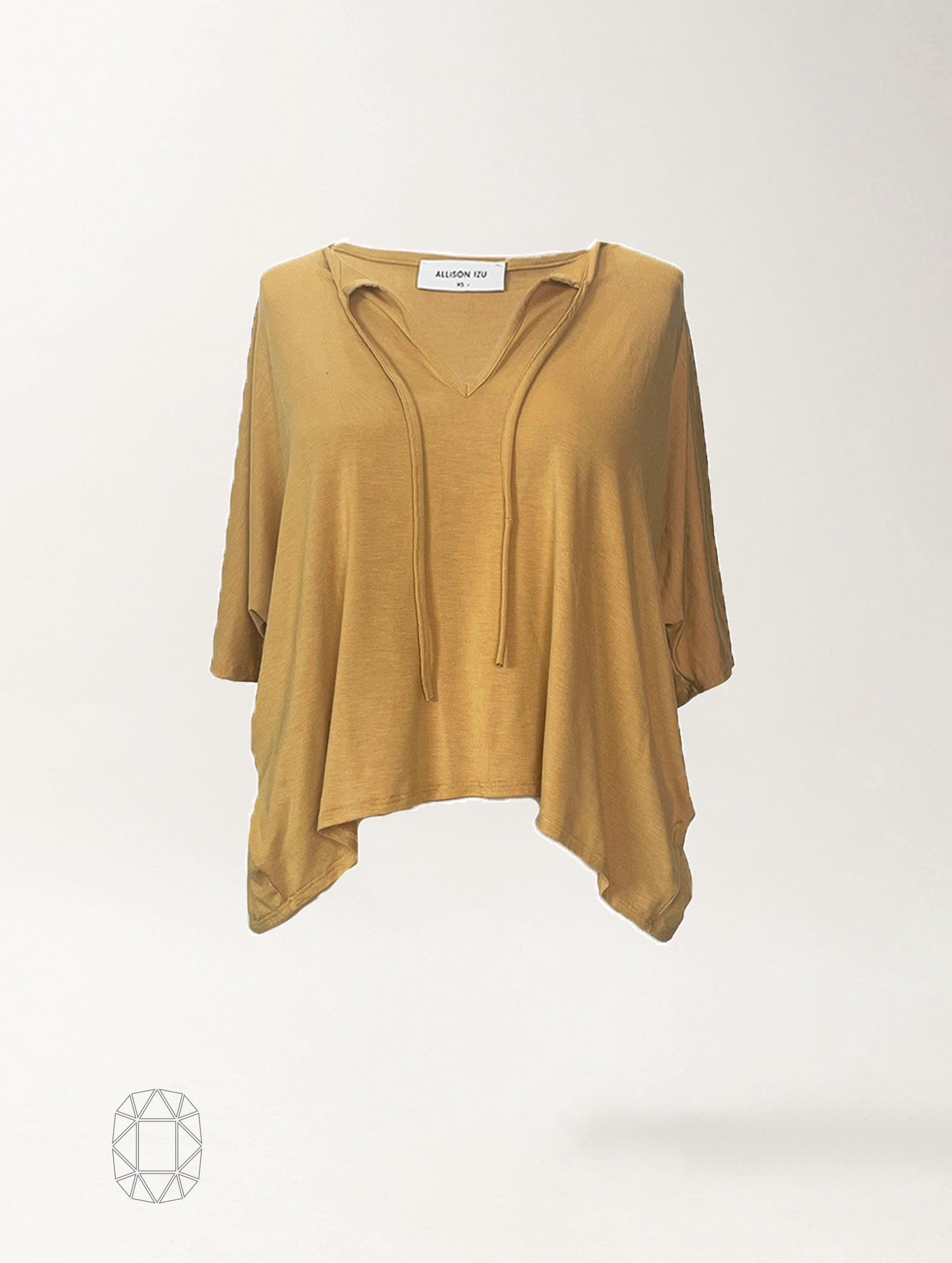 Lara Top - Goldenrod Rayon Jersey