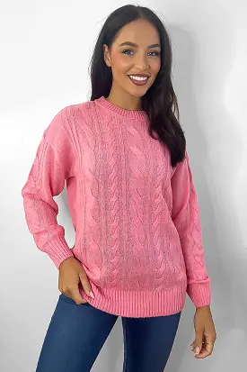 Large Twist Pattern Pullover