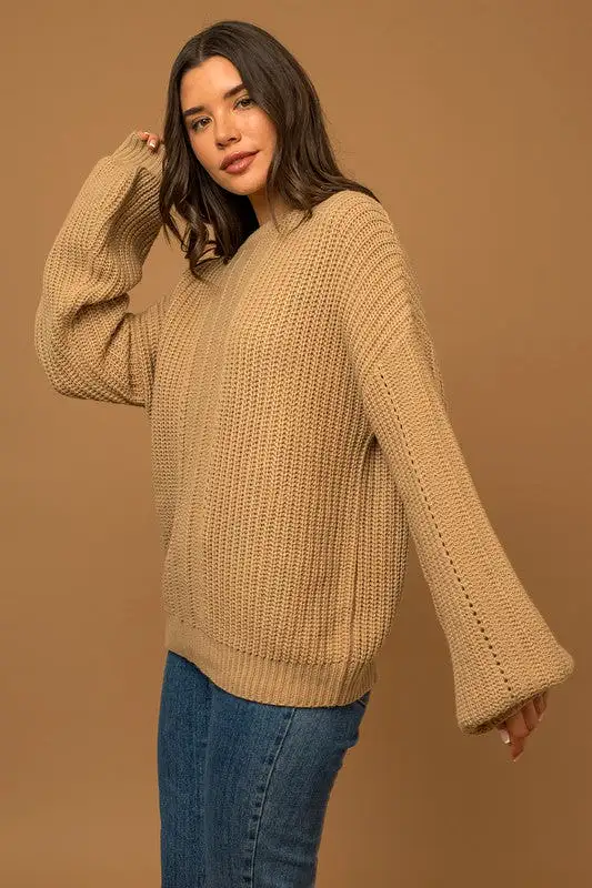 Long Into Fall Braided Sweater [online exclusive]