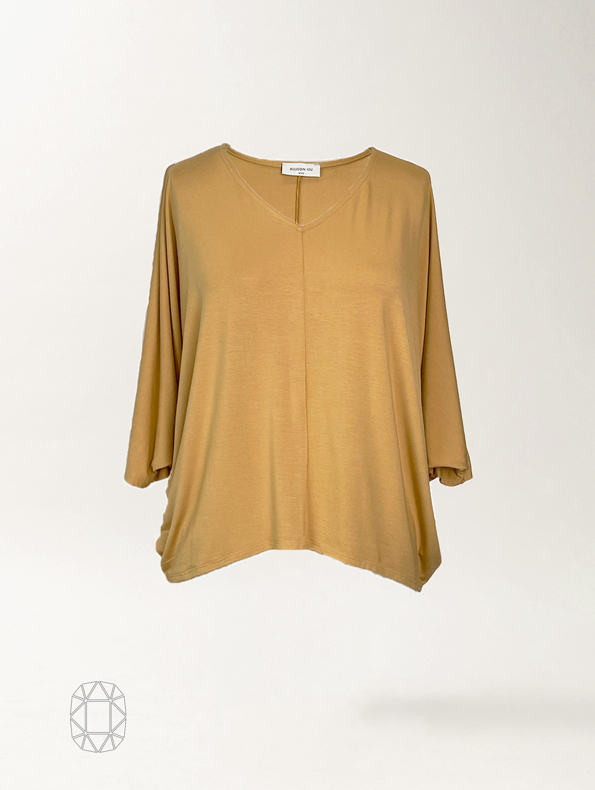 Megumi Top - Goldenrod Rayon Jersey