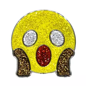 Navika Glitzy Hat Clip/Marker Emoji Wow