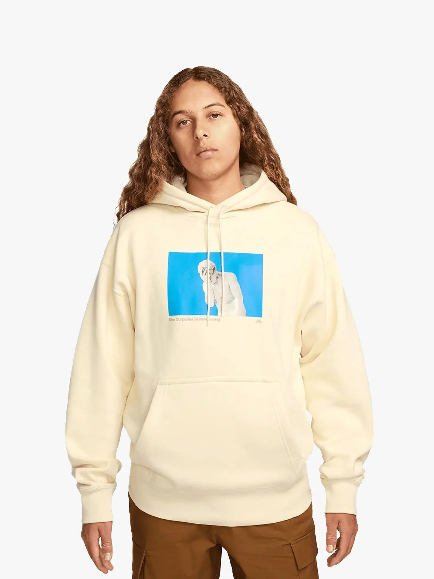 Nike SB Fleece Pullover Skate Hood - Coconut Milk