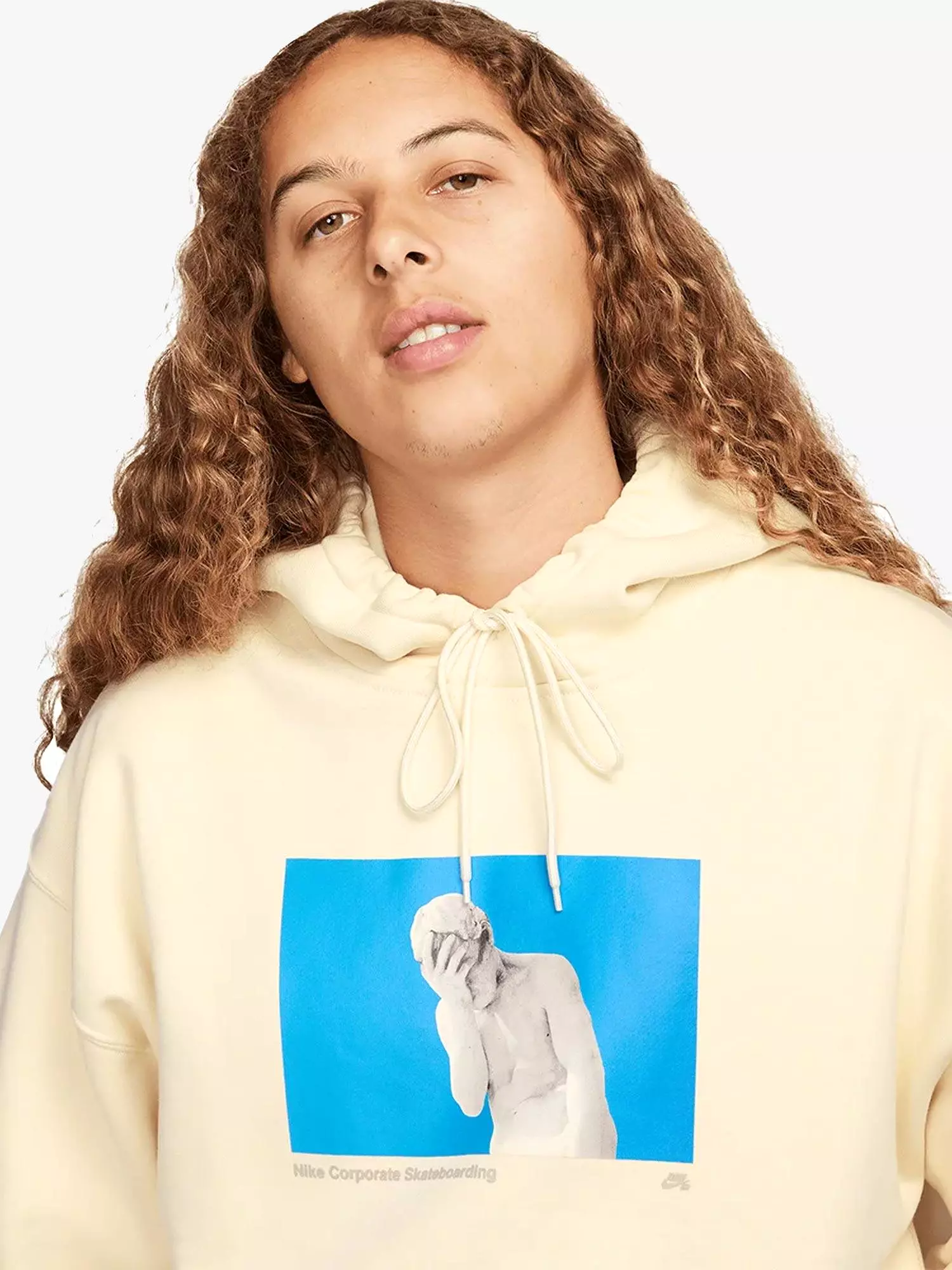 Nike SB Fleece Pullover Skate Hood - Coconut Milk