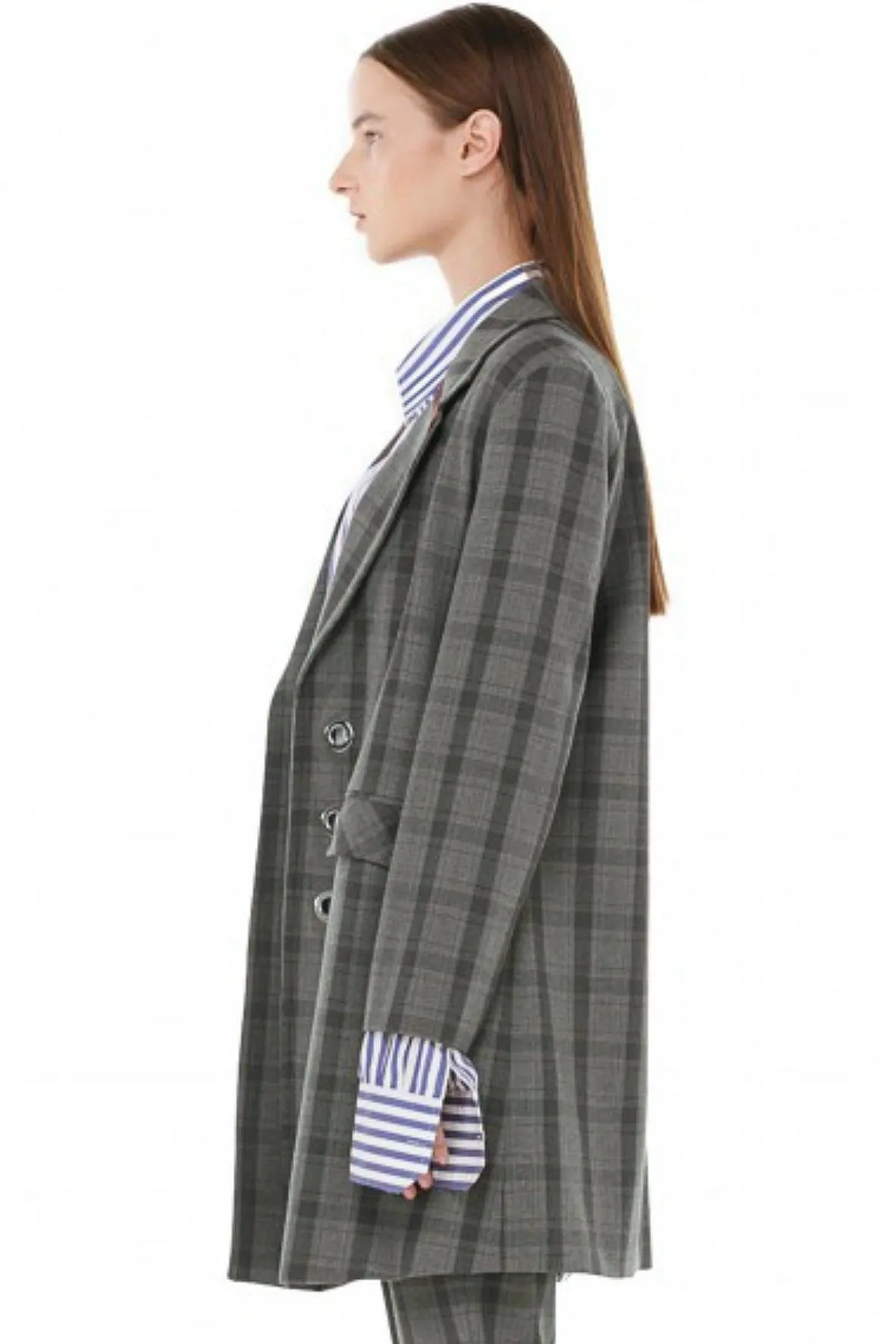 Plaid Blazer