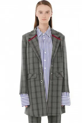 Plaid Blazer