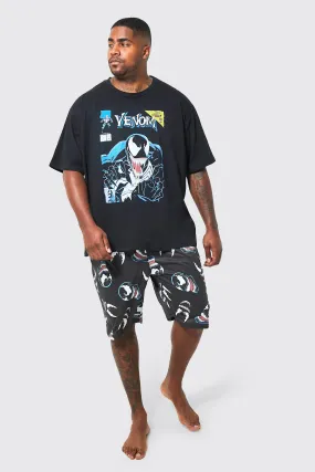 Plus Venom License Loungewear Short Set