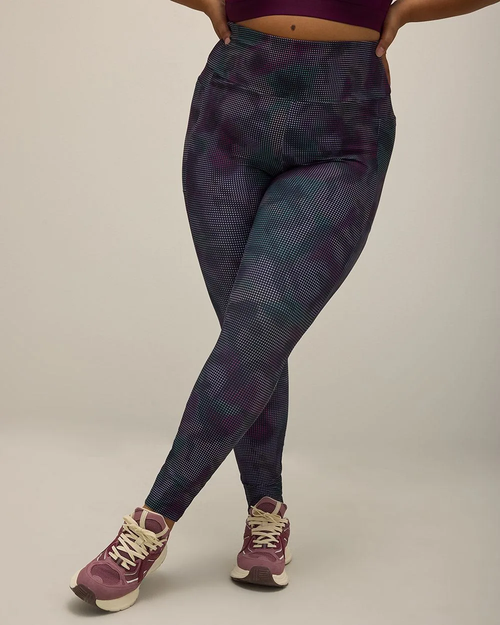 Printed Leggings with Pockets - Active Zone