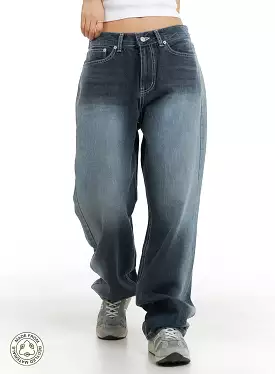 Recycled Wide Baggy Jeans (Unisex) CM425