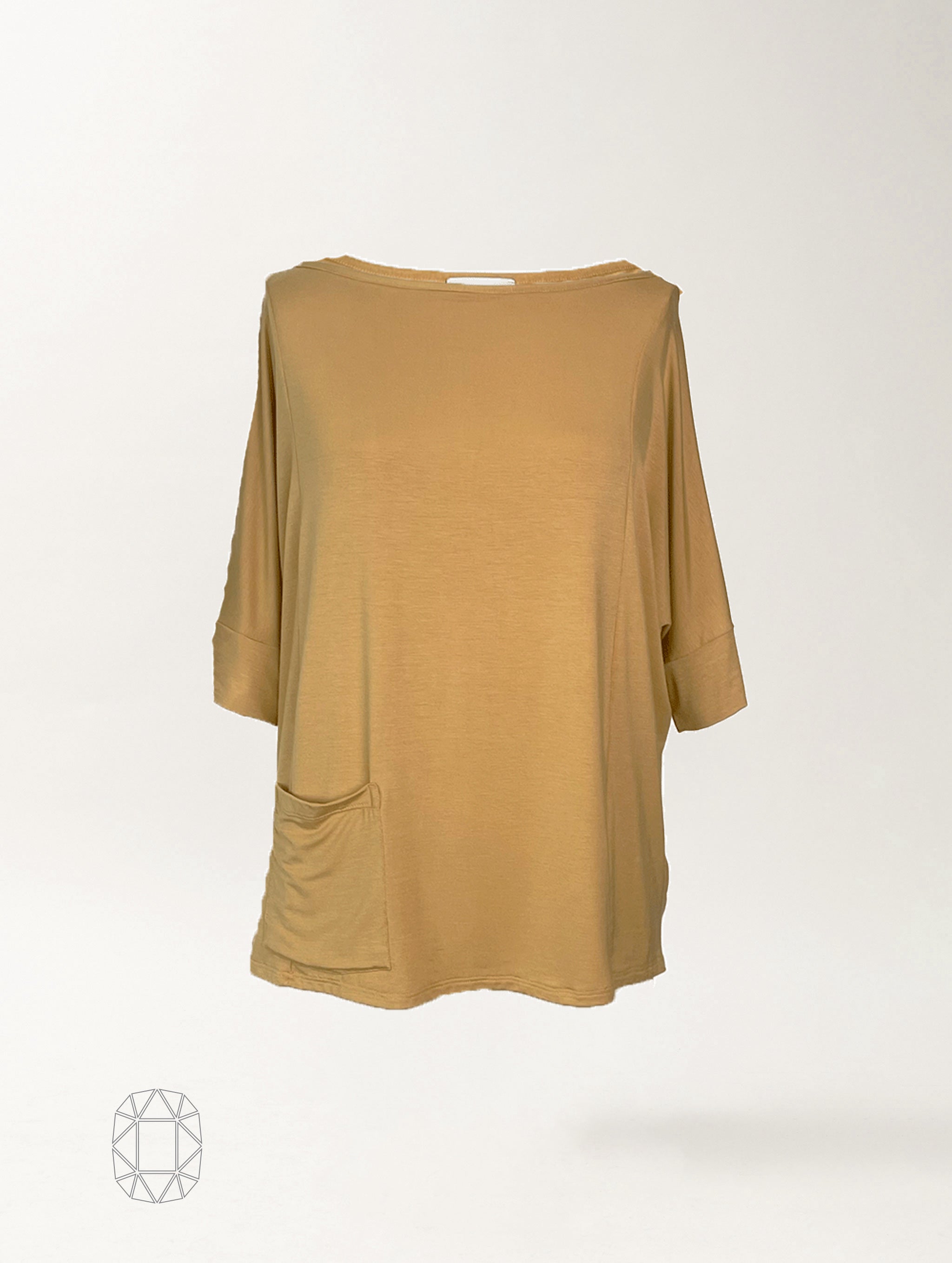 Sami Top - Goldenrod Rayon Jersey