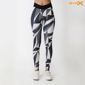 Sculpted Leggings- Geometric Digital Print - Sale