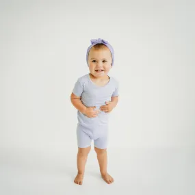 Short Sleeve Pajamas in Lilac