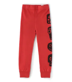 side rowdy masks leggings