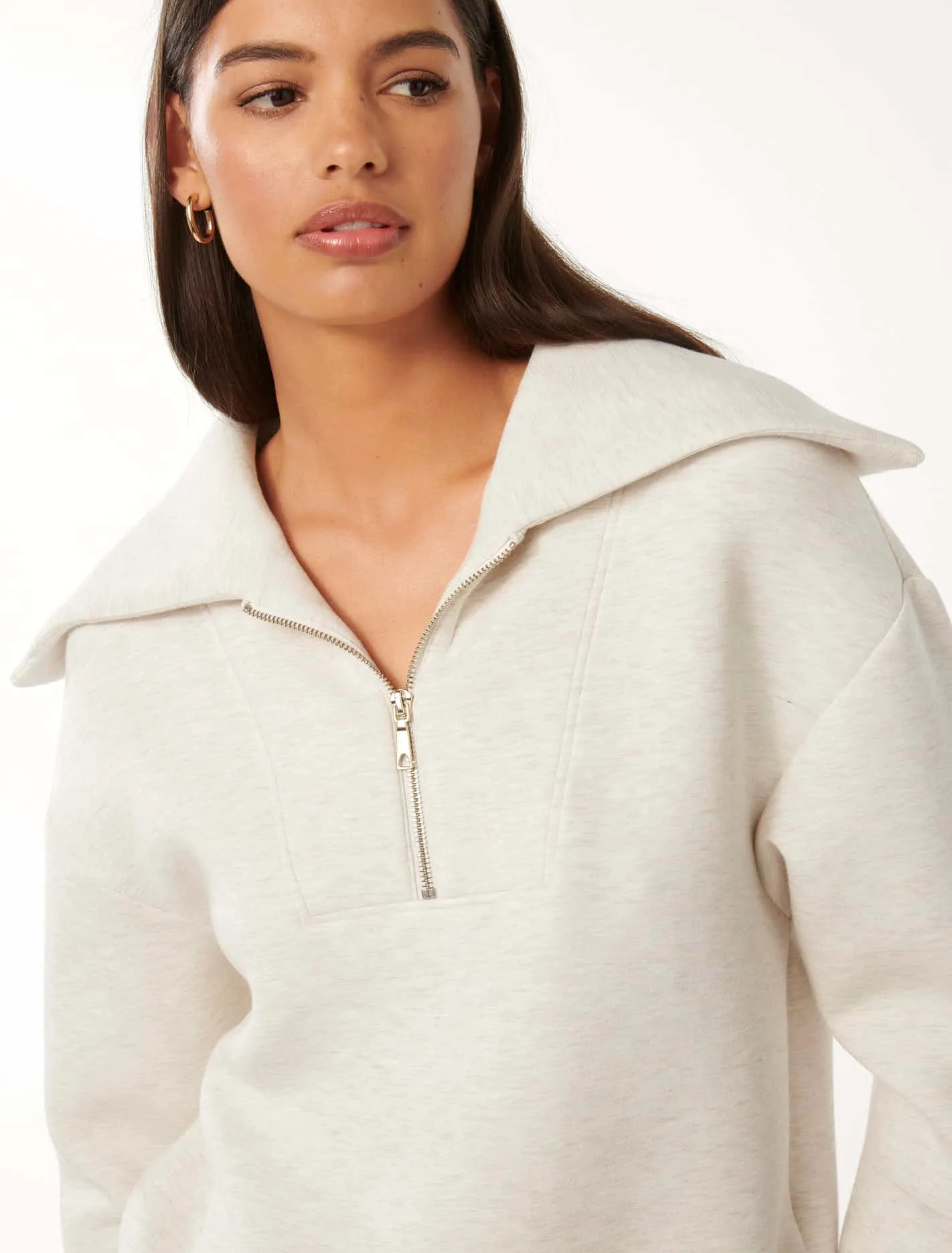 Tiana Loungewear Zip Front Sweatshirt