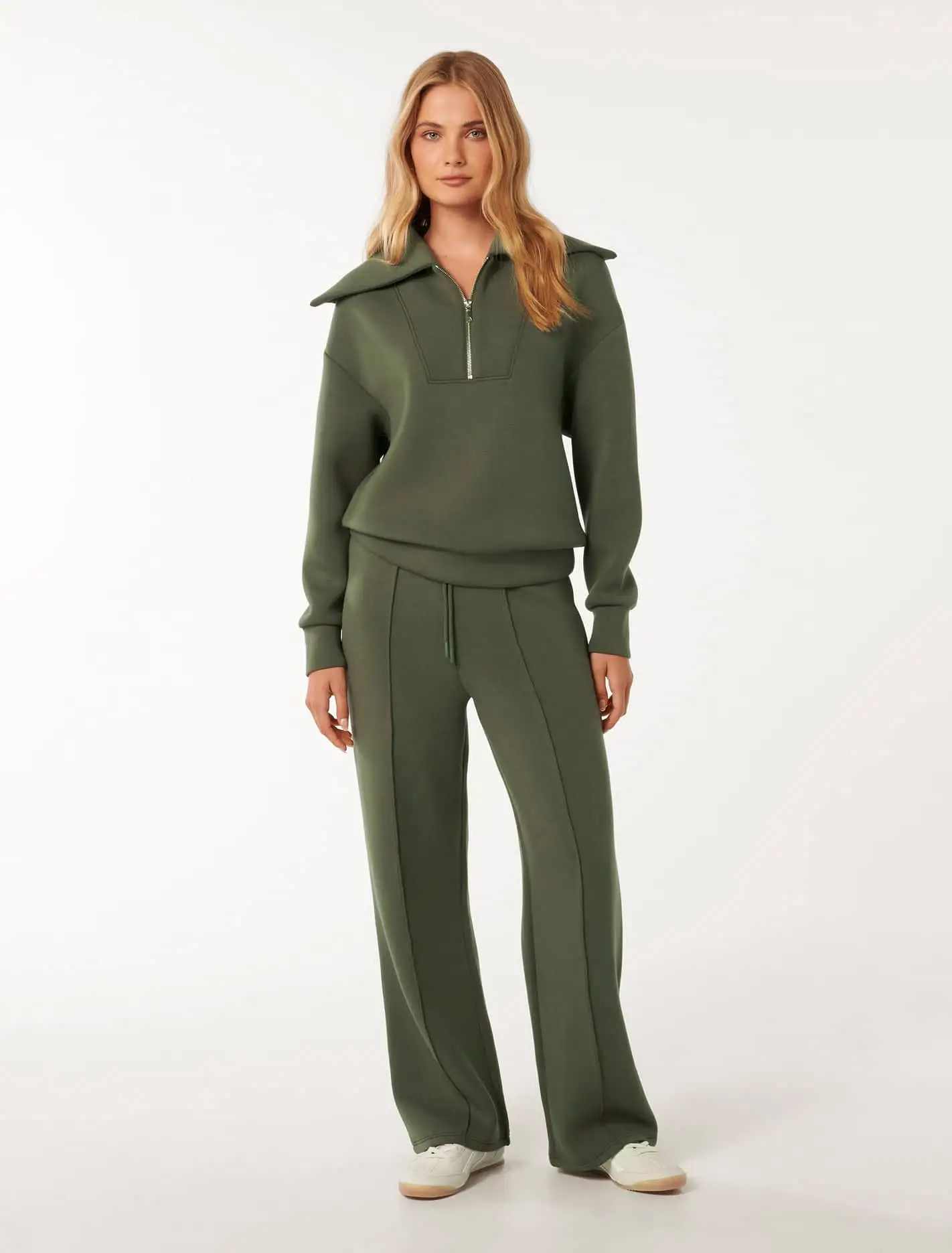 Tiana Loungewear Zip Front Sweatshirt